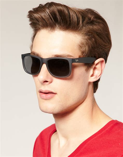 Buy Burberry Grey Wayfarer Sunglasses for Men 